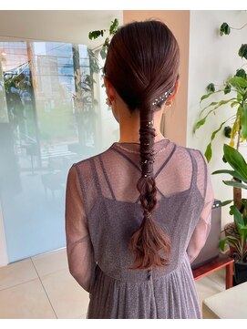 エタン 北千住(ethane) タイトポニー/ヘアアレンジ