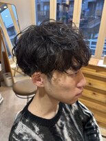 アメラボ(AmeLab)&nbsp;無造作シャドウパーマ/メンズパーマ/大人パーマ