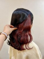 キャラ 池袋本店(CHARA)&nbsp;フルブリーチからインナーカラーにデザインチェンジ！