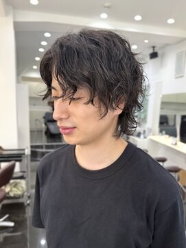 テテ(TETE) メンズミディアムパーマ/緩めスパイラルパーマ