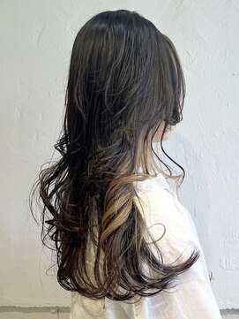 ソト 銀座(soto.) ミディアムヘア/暗めカラー/ グランマッシュ/デザインカラー