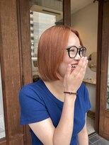 キジ(KIJI) Bob × Orange color