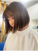 内巻きボブ/ぱつっとボブ/beautrium鎌倉小町　大冨ハナ