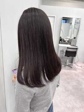 ラベンダーグレーカラー/艶カラー