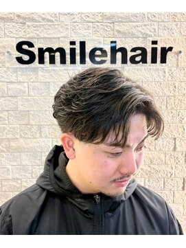 スマイルヘアー 北浦和二号店(Smile hair) フェードカット×フェザーパーマ
