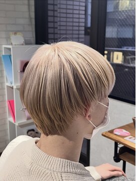 ビス ヘア アンド ビューティー 西新井店(Vis Hair＆Beauty) マッシュ×ホワイトベージュ