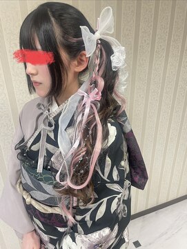 カルム(calm) サイドポニーアレンジ