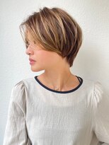 カバーヘア 上尾西口店(COVER HAIR)&nbsp;大人ハンサムショート/ハイライトカラー/似合わせカットp上尾