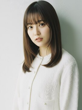 ライクバイコトナ 越谷(RIKE by kotona) ミディアムボブ髪型30代40代50代前髪あり前髪なし面長丸顔越谷