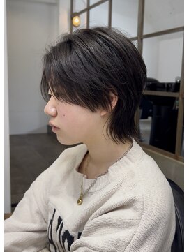 アイドットプラスフェリシア 表参道(i.+FERiCIA.) ショートウルフカット/中性ウルフカット/顔まわりレイヤーカット