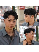 パーマ技術は幅広いジャンルで絶対の自信があります。＜広島/広島市/広島理容室/広島床屋/バーバー〉