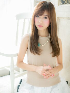 モッズヘア 福岡天神店 mod's天神/ハイトーンカラー美髪艶感ストレートレイヤーロングb