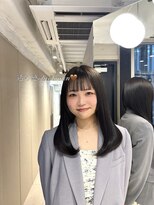 エレノア つくば(Eleanor) ◇艶オリーブブラウン×透けロング◇