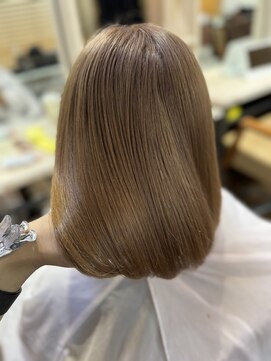 ラピス 新宿(Lapis) 【Lapis新宿】艶感マロンベージュ/水光髪トリートメント