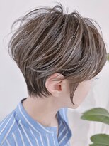 アナザヘアー なんば 高島屋前店(ANAZA hair)&nbsp;ナチュラルショート＆シルキーベージュ