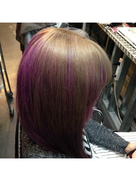 ゾーマ(ZOUMA) アッシュパープル　メッシュスタイル