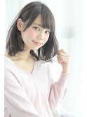 ミディアム/黒髪カタログ/イメチェンヘアスタイル/骨格矯正