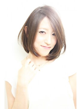 ヘアスピリッツアンクス(Hair Spirit anx) ツヤ感たっぷりのシンプルボブ