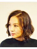 ナチュラル切りっぱなしボブ♪