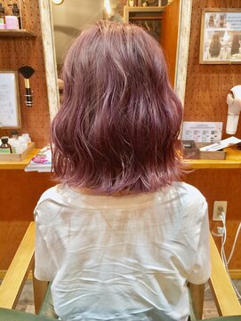 ヘアーサロン アトリエ(Hair salon ATORIE) キュートなピンクカラー♪