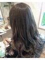 ヘアーアンドリラクゼーション ノーベル(Hair&Relaxation NOBEL)&nbsp;ブルーアッシュにブルーのハイライトで涼しげあるサマーカラー★
