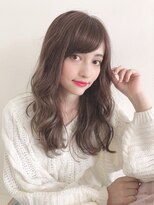グレージュ/美髪/デジタルパーマ/モテ髪/人気/ロング/高柳