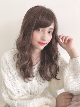 チョビー 銀座(chobii) グレージュ/美髪/デジタルパーマ/モテ髪/人気/ロング/高柳