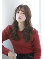チップタップ 中村橋店(tip top) 波ウェーブ×ハイライト×シースルーバング