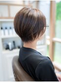☆小顔ショートスタイルにハイライトカラーの立体感☆