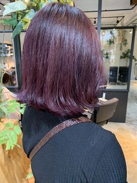 フェリア ファム 桃山台(FERIA fam) ピンクパープル＊イルミナカラー＊外ハネボブ