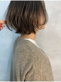 【山口祐子】ピンクアッシュベージュ/ショートボブ