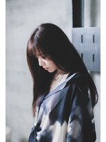 ホワイトルーム(White Room) ダークオレンジのロングヘア