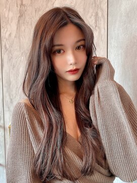 ルームバイシー 新宿(Loom. by Sea) ワンホンヘア/くびれヘア/センターパート/似合わせカット