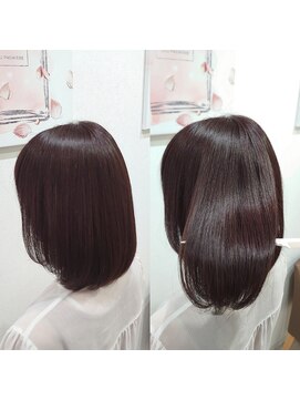 アッシュ 清瀬店(Ash) 【髪質改善】ピンクブラウン系カラー　Ash清瀬 大嶋