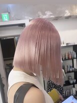 ペレ 栄店(PELE) K10_ホワイトピンク ブリーチ2回~