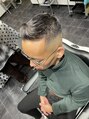 バーバーショップ ブラキッシュ(Barber Shop BRACKISH) はねてしまう髪質もアイロンパーマでおさえられます