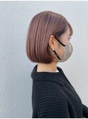 ピンクカラー／ボブ
