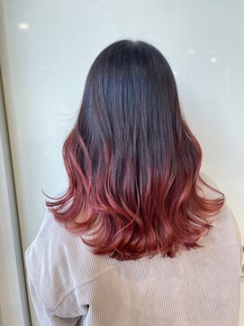 アンブルリュクス 中野(amble luxe) 【グラデーションカラー】【バレイヤージュ】【透明感カラー】