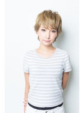 ヘアーパーク マンボ(HAIR PARK MAMBO) ブロンドカラー ナチュラルマッシュ【hair park MAMBO 豊田】