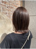 切りっぱなしボブ