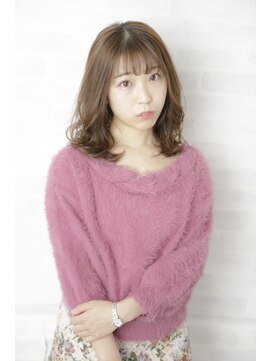 ルルディ バイ アフロディーテ銀座(luludi by APHRODITE) 黒髪/グレーベージュ/レイヤーロング/前髪パーマ/銀座