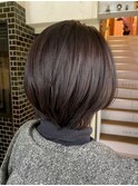 艶カラー×ワインレッド