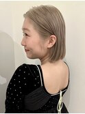 ハイトーンとの相性抜群◎ぷつっとボブ