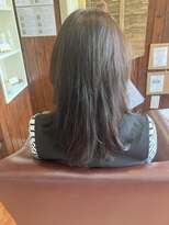 ナオス(NAOS)&nbsp;傷ませないカラーでエアリー感◎/50代60代/セミロング/髪質改善