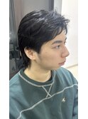 毛流れパーマ　ダウンパーマ