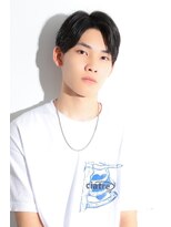 バース 河原町店(BIRTH)&nbsp;爽やか黒髪センターパートツーブロック韓国ヘア