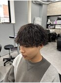 波巻きパーマ/メンズ/マッシュ/パーマ