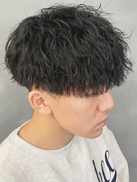 バース バイ ハピネス(BIRTH by happiness) 奈良men's縦落ちツイストスパイラルパーマ