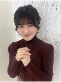 【短めさんにおすすめ】大人っぽハーフアップ＊