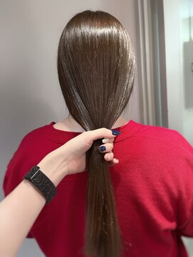 アントワープトーキョー(antwerp TOKYO) 30代40代オリーブグレージュ髪質改善酸性ストレート縮毛矯正